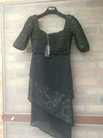 Robe de créateur noire par Armando de Vincentiis, Noir, Taille 34 (XS) ou plus petite, Enlèvement ou Envoi, Longueur genou