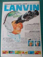 Chocolat Lanvin - publicité papier - 1967, Overige typen, Gebruikt, Ophalen of Verzenden
