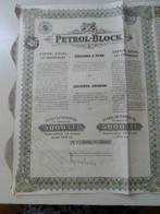 obligatie Petrol- Block Anonima Romana 1919//13 stuks, Ophalen of Verzenden, Obligatie of Lening, Voor 1920
