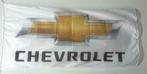 Vlag Chevrolet - Wit - 150 x 75 cm, Auto diversen, Auto-accessoires, Nieuw, Ophalen of Verzenden