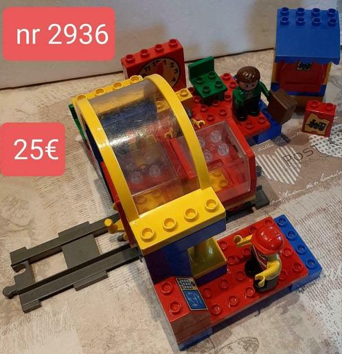 Duplo: Station  nr 2936 ( vintage)+ nr 2932, Kinderen en Baby's, Speelgoed | Duplo en Lego, Zo goed als nieuw, Duplo, Ophalen of Verzenden