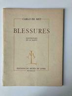 Carlo De Mey - Blessures (André Édouard Marty), Livres, Enlèvement ou Envoi