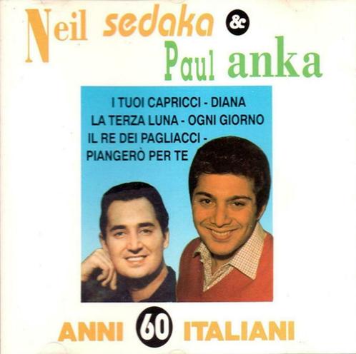 Neil Sedaka & Paul Anka ‎– Anni 60 Italiani"Popcorn CD", CD & DVD, CD | Pop, Comme neuf, Enlèvement ou Envoi
