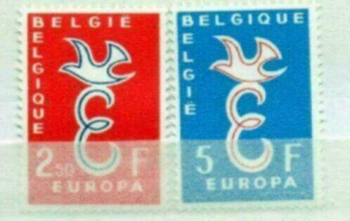 Année 1958 : 1064-1065 ** - Europa, Timbres & Monnaies, Timbres | Europe | Belgique, Enlèvement ou Envoi