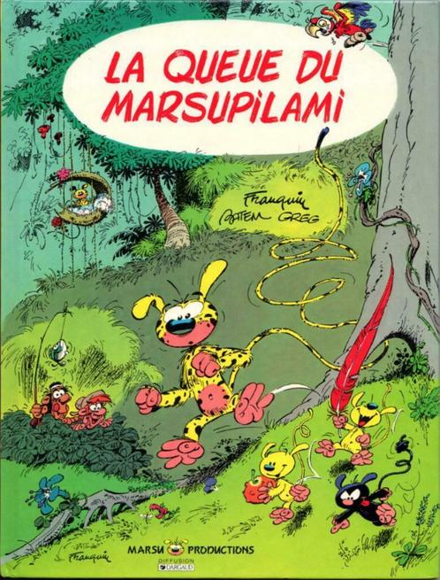 Marsupilami, La queue du marsupilami, Première édition, Boeken, Stripverhalen, Gelezen, Eén stripboek, Ophalen of Verzenden