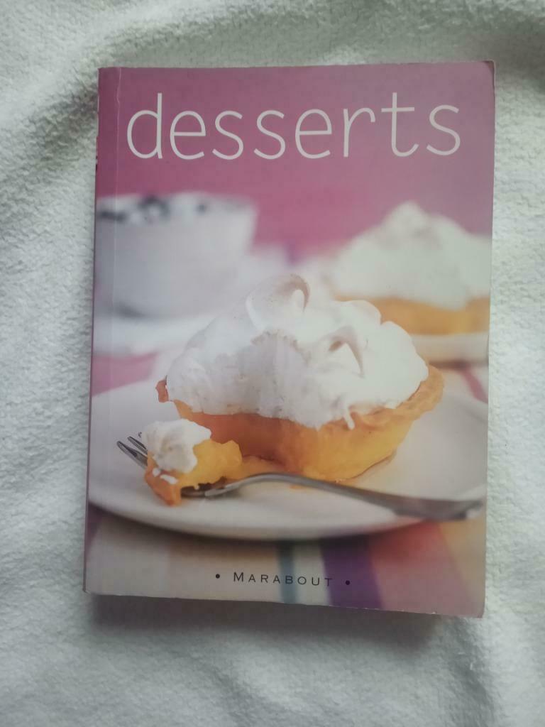 Livre desserts Marabout, Livres, Enlèvement ou Envoi, Gâteau, Tarte, Pâtisserie et Desserts