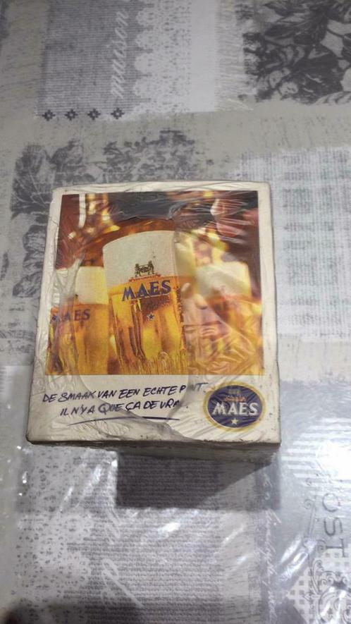 Maes bierkaartjes gans pak (100) nieuw, Verzamelen, Biermerken, Ophalen of Verzenden