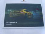 Catalogue Porsche 718 Cayman GT4Catalogue automobile, Porsche, Enlèvement ou Envoi, Neuf