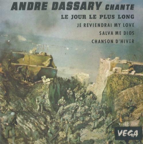 Andre Dassary – Le jour le plus long / Salva me dios + 2 –EP, CD & DVD, Vinyles Singles, EP, Musique de films et Bande son, 7 pouces