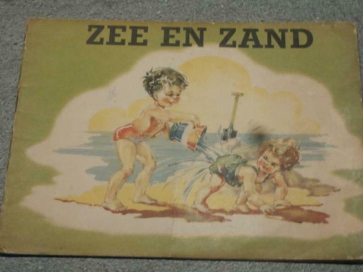 Geïllustreerd kinderboek "Zee en zand"door Corina anno 1940, Antiek en Kunst, Antiek | Boeken en Manuscripten, Ophalen of Verzenden