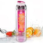 Drinkfles voor fruitwater, 800 ml Fruit Infuser Fles Roze, Verzamelen, Glas en Drinkglazen, Ophalen of Verzenden, Nieuw, Overige typen