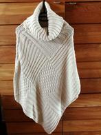 Poncho met kraag +..., Kleding | Dames, Truien en Vesten, Nieuw, Beige, Ophalen of Verzenden