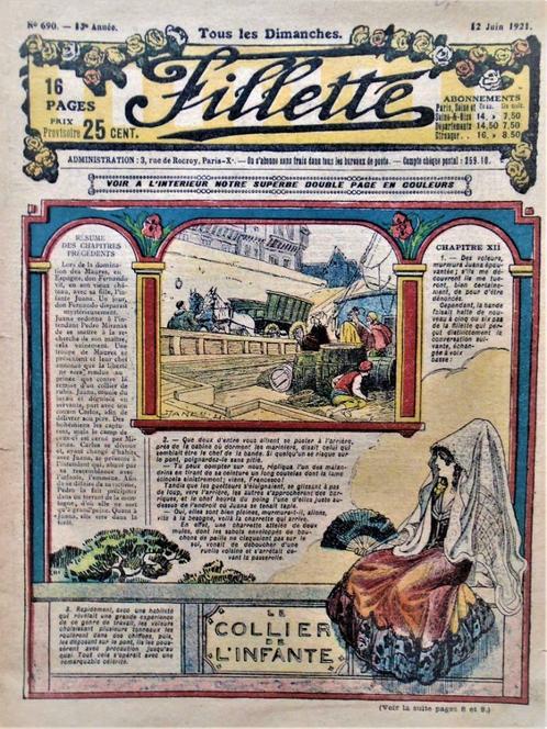 Les Belles Images/La Jeunesse illustrée/Fillette - 1918/1934, Collections, Collections Autre, Utilisé, Envoi