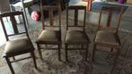 Set van 4 antieke stoelen, Ophalen of Verzenden