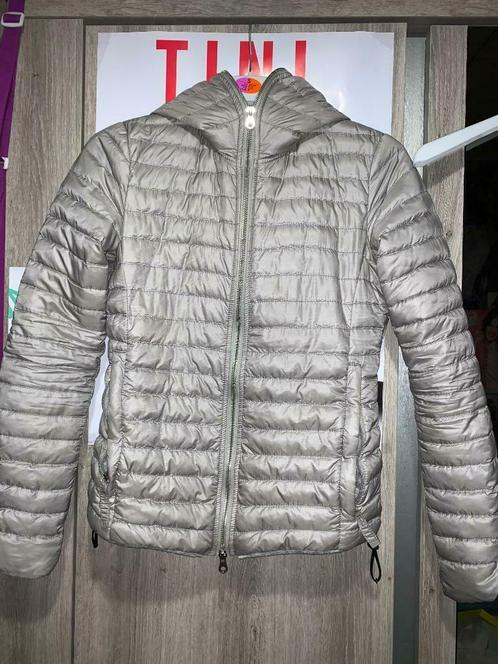 Jas Duvetica met echt ganzendons, Kleding | Dames, Jassen | Winter, Gedragen, Maat 34 (XS) of kleiner, Grijs, Ophalen of Verzenden