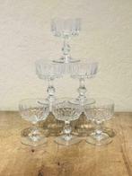 6 oude champagne coupes, Antiek en Kunst, Antiek | Glaswerk en Kristal, Ophalen