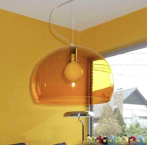 Lampe Big Fl. Kartell Orange griffée sur le dessus, Maison & Meubles, Lampes | Suspensions, Utilisé