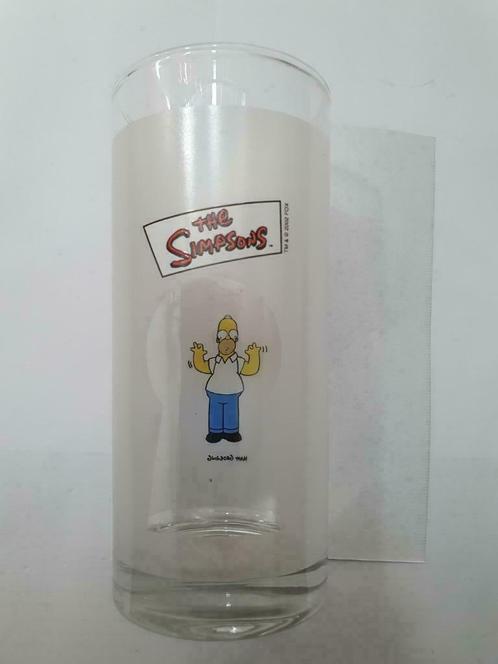 Glas The Simpsons, LU, 2002, vintage, Verzamelen, Film en Tv, Nieuw, Tv, Gebruiksvoorwerp, Ophalen of Verzenden