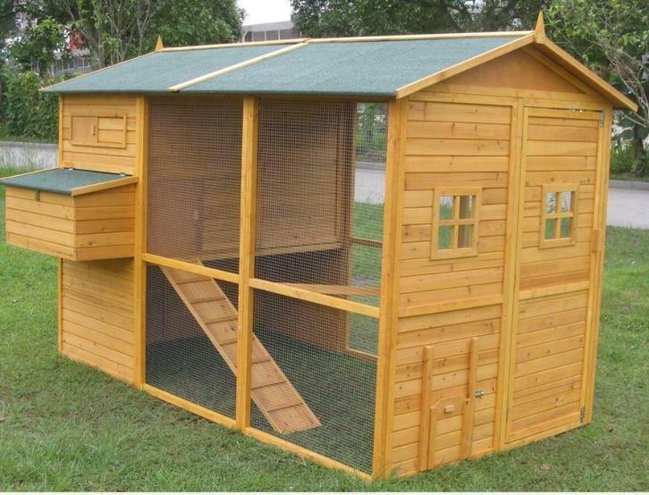 Poulailler XXXL poules maison poule coq abri poules clapier, Animaux & Accessoires, Volatiles | Accessoires, Neuf, Poulailler
