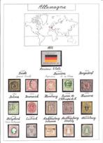 COLLECTION mondiale de timbres: 7 ALBUMS :1 timbre par pays, Ophalen, Gestempeld