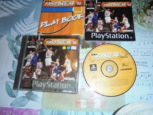 Playstation 1 NBA Fastbreak '98 (orig-compleet), Consoles de jeu & Jeux vidéo, Jeux | Sony PlayStation 1, Utilisé, Sport, 2 joueurs