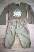 Joli pantalon kaki + manche longue - Hans / H&M - taille 74., Enfants & Bébés, Vêtements de bébé | Taille 74, Comme neuf, Fille