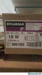 1 doos met 25 Sylvania T8 Luxline Plus F18W 865 BUIZEN | 60c, Nieuw, Ophalen