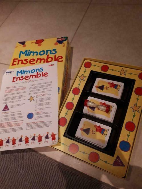 Jeu "Mimons ensemble" - comme neuf, Hobby en Vrije tijd, Gezelschapsspellen | Overige, Zo goed als nieuw, Ophalen of Verzenden