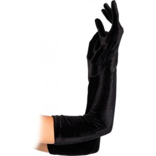 Lange zwarte sexy handschoenen / handschoenen zwart nieuw, Vêtements | Femmes, Sous-vêtements & Lingerie, Autres types, Noir, Envoi