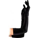 Lange zwarte sexy handschoenen / handschoenen zwart nieuw, Zwart, Overige typen, Verzenden