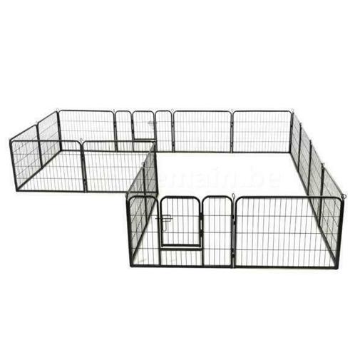 Enclos 16 panneaux 80x60 cm enclos chien parc chien NEUF, Animaux & Accessoires, Accessoires pour chiens, Neuf, Envoi