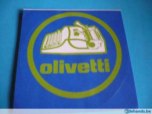 oude sticker olivetti typewriters typmachine, Collections, Autocollants, Neuf, Envoi