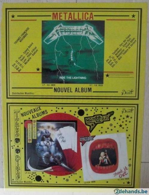 advertenties voor Metallica albums, Verzamelen, Film en Tv, Gebruikt