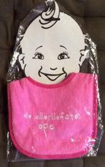 Nieuwe baby bavet met tekst,de allerliefste opa’., Kinderen en Baby's, Ophalen of Verzenden, Nieuw