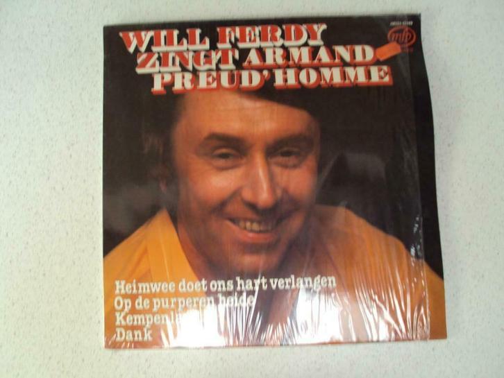 LP "Will Ferdy" Zingt Armand Preud'homme anno 1971, Cd's en Dvd's, Vinyl | Nederlandstalig, Levenslied of Smartlap, 12 inch, Ophalen of Verzenden