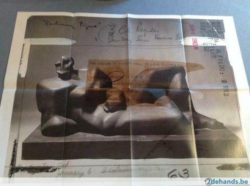 Thomas Ruff Poster 65x55cm Henry Moore Becher School, Antiek en Kunst, Kunst | Overige Kunst