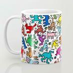 Exclusieve Keith Haring koffiemok, Antiek en Kunst, Ophalen of Verzenden