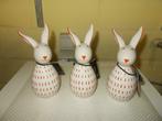 3 Beeldjes van Paashaas (glanzend), Verzamelen, Ophalen, Nieuw, Dier