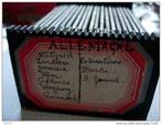 houten bakje met 19 glasplaatjes, Verzamelen, Ophalen of Verzenden, Voor 1940, Gebruikt