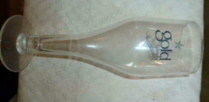 #C bier glas GOLD Hürlimann 0,3L, Collections, Verres & Petits Verres, Utilisé, Verre à bière, Enlèvement ou Envoi