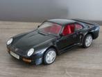 Schaalmodel : Zwarte Porsche 959  -- 1/24, Hobby en Vrije tijd, Overige merken, Gebruikt, Ophalen of Verzenden, Auto
