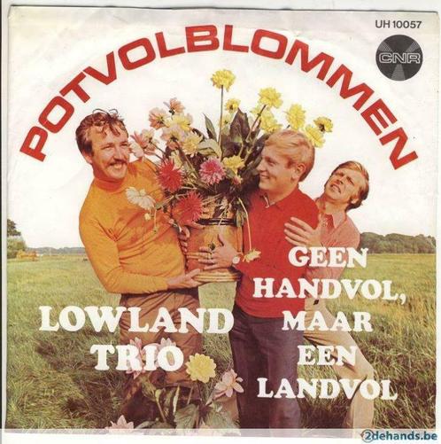 Lowland trio  45-t  Potvolblommen // Geen handvol, Cd's en Dvd's, Vinyl | Nederlandstalig, Ophalen
