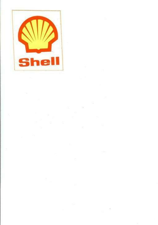 SHELL - fluosticker uit de jaren 70, Verzamelen, Stickers, Nieuw