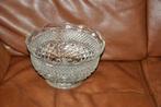 fruitier rond sur pied en verre moulé, Antiquités & Art, Enlèvement ou Envoi