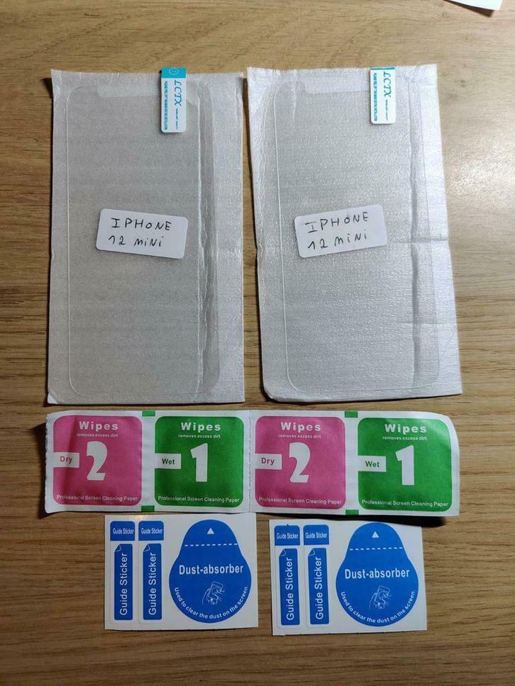 Iphone 12 mini van gehard glas, Telecommunicatie, Mobiele telefoons | Hoesjes en Screenprotectors | Apple iPhone, Nieuw, Frontje of Cover