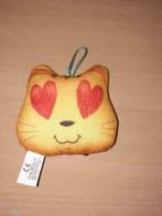 Coussin emoji chat, Comme neuf, Chat, Enlèvement ou Envoi