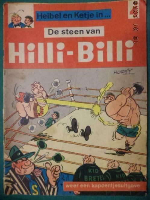 Strip: Heibel en Ketje: ''De steen van Hilli-Billi''., Boeken, Stripverhalen, Gelezen, Ophalen of Verzenden