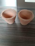 Terracotta potjes 7 cm hoog, Tuin en Terras, Bloempotten, Ophalen of Verzenden, Zo goed als nieuw