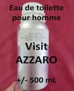 Visit Azzaro Eau de Parfum voor mannen +/- 500ml, Handtassen en Accessoires, Uiterlijk | Parfum, Ophalen of Verzenden, Nieuw