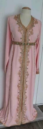 Prachtige elegante Marokkaanse jurk/Takshita/kaftan te koop, Nieuw, Maat 38/40 (M), Ophalen of Verzenden, Roze